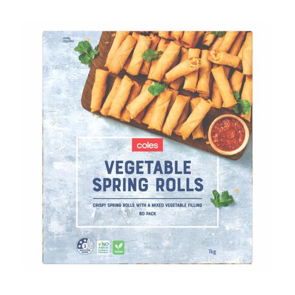 Vegetable Spring Rolls 60 Pack