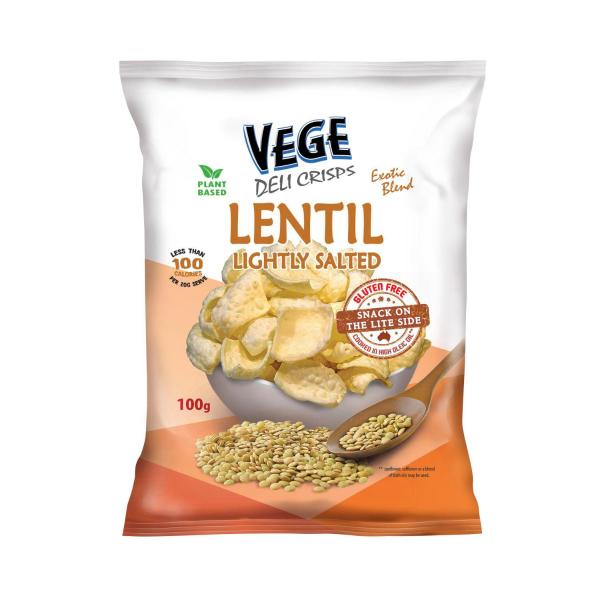 Chips Deli Crisps Lentil Lightly Salted