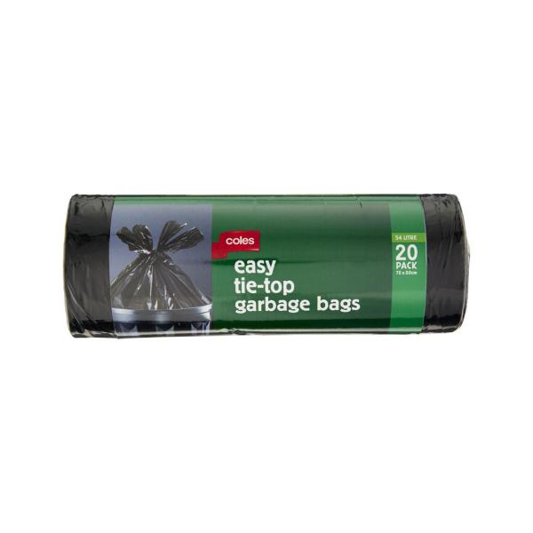 Easy Tie Top Garbage Bags