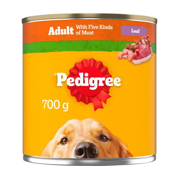 Loaf With 5 Kinds Of Meat Adult Wet Dog Food Can