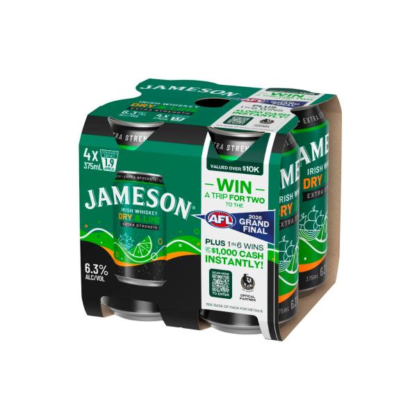 Smooth Dry & Lime 6.3% Can 375ml