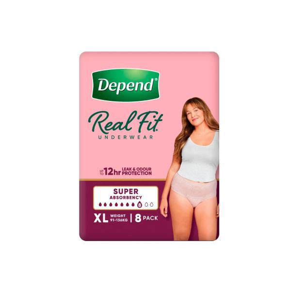 Real Fit Incontinence Underwear Super Women Extra Large