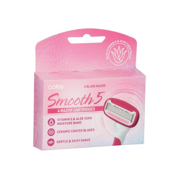 Womens 5 Cartridges Razor