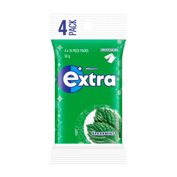 Spearmint Sugar Free Chewing Gum 4x14g