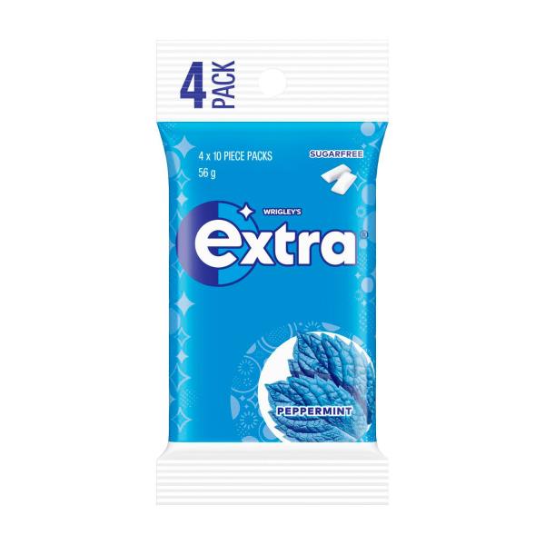 Peppermint Sugar Free Chewing Gum 4x14g