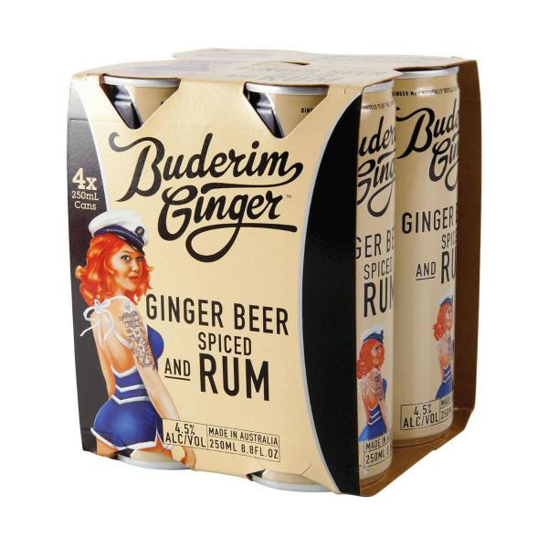 Ginger Beer & Spiced Rum 250ml
