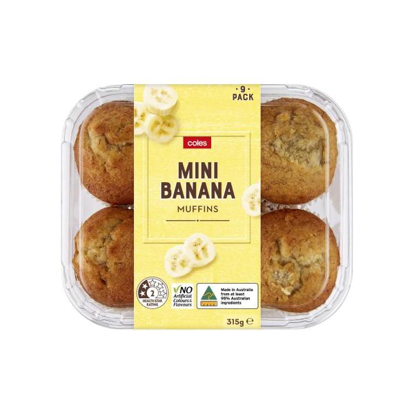 Banana Muffins 9 Pack