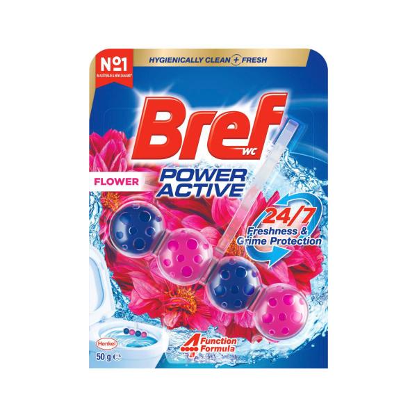 Power Active Rim Block Flower Toilet Cleaner