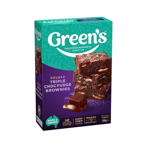 Deluxe Triple Chocolate Brownie Mix
