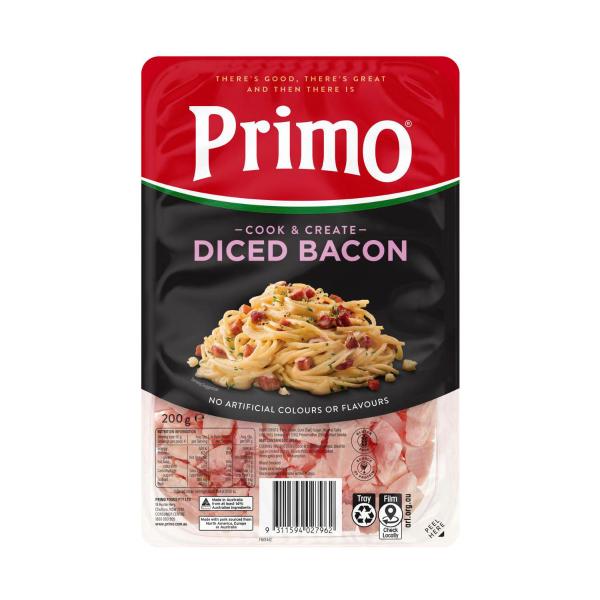 Cook & Create Diced Bacon