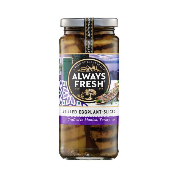 Grilled Eggplant Sliced