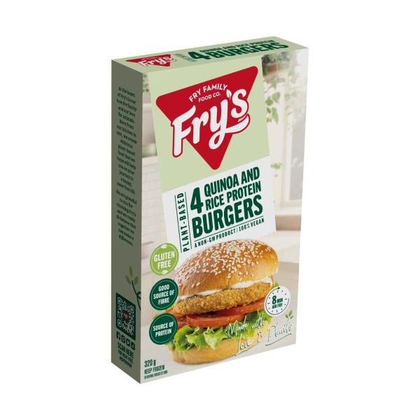 Frozen 4 Quinoa & Brown Rice Protein Burgers