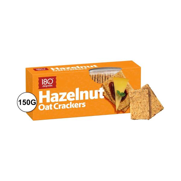 Hazelnut Oat Crackers