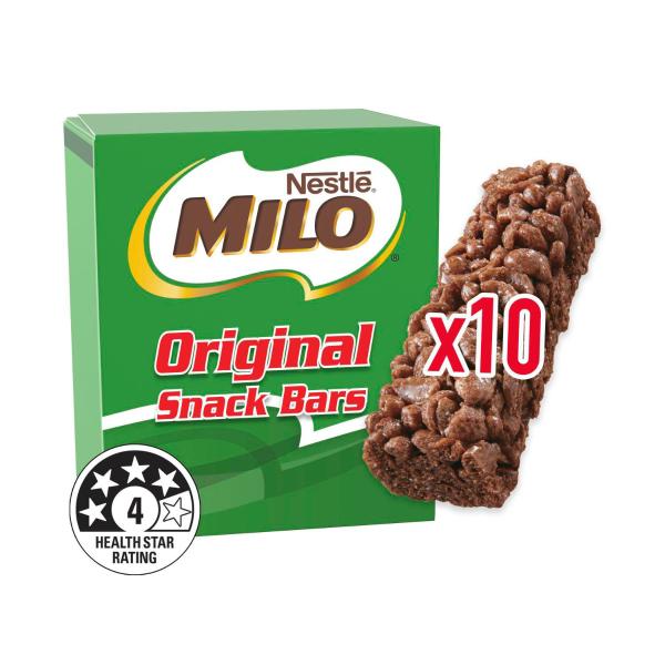 Milo Original Snack Bars 10 Pack