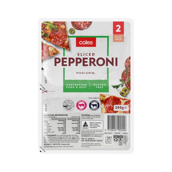 Sliced Pepperoni Medium