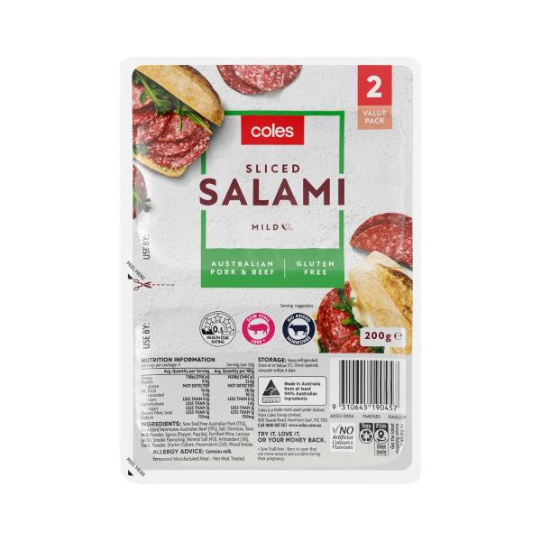 Sliced Salami Mild