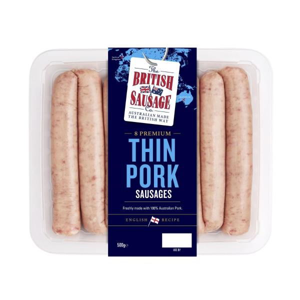 Thin Pork Sausages