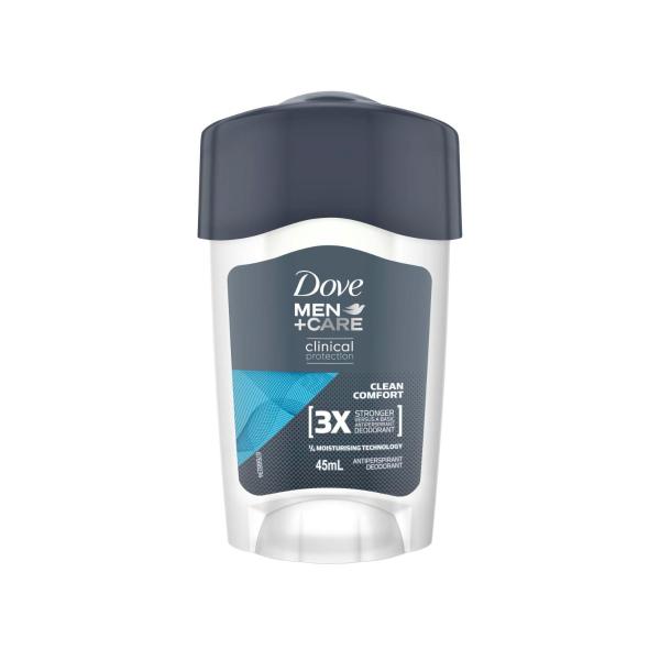 Men Deodorant Clinical 96hr Cream Clean Comfort