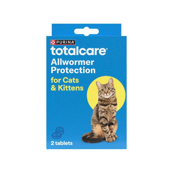 Total Care Palatable Allwormer Cat Kittens Treatment Tablets