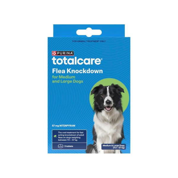 Total Care Flea Knockdown For Medium & Large Dogs Treatment Tablets