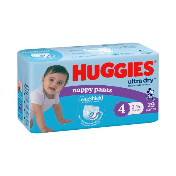Ultra Dry Nappy Pants Boys Size 4 (9-14kg)