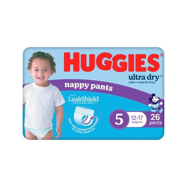 Ultra Dry Nappy Pants Boys Size 5 (12-17kg)