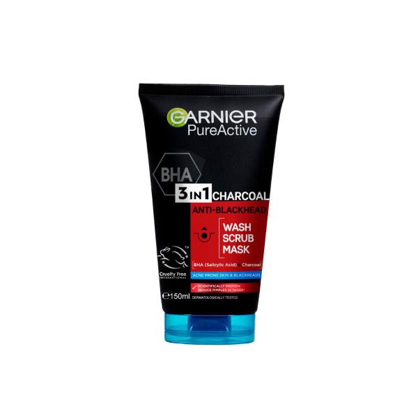 Pure Active 3 In 1 Charcoal Wash