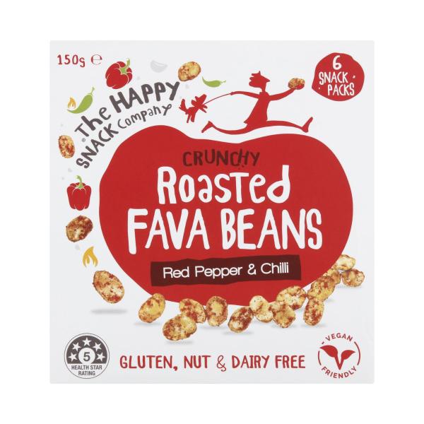 Fava Beans Red Pepper & Chilli 6 Pack