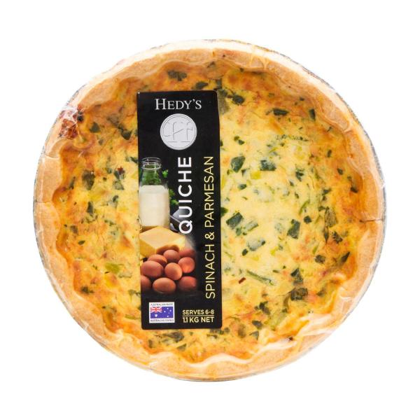 Quiche Spinach Parmesan