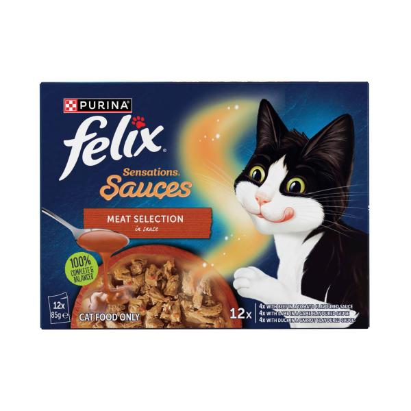 Sensations Sauce Meat Selection Cat Food 85g