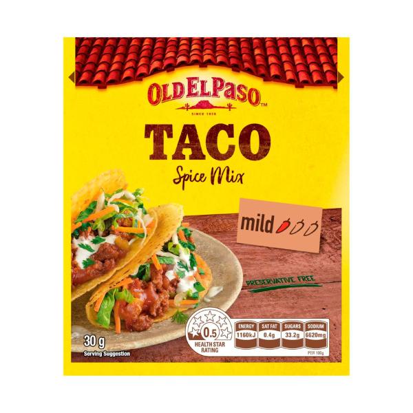 Spice Mix For Tacos Mild