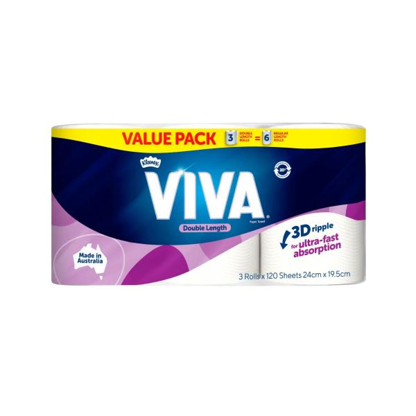 Paper Towel Double Length White