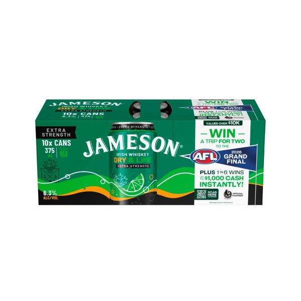 Smooth Dry & Lime Can 375ml 10pk