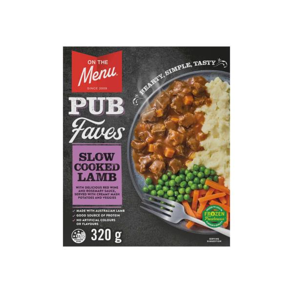 Slow Cooked Lamb Plated Meals