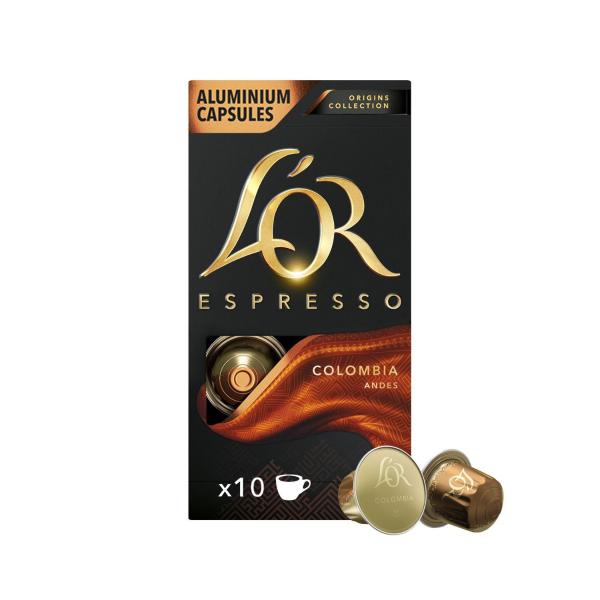 Espresso Colombia Intensity 8 Coffee Capsules Nespresso* Compatible 52g
