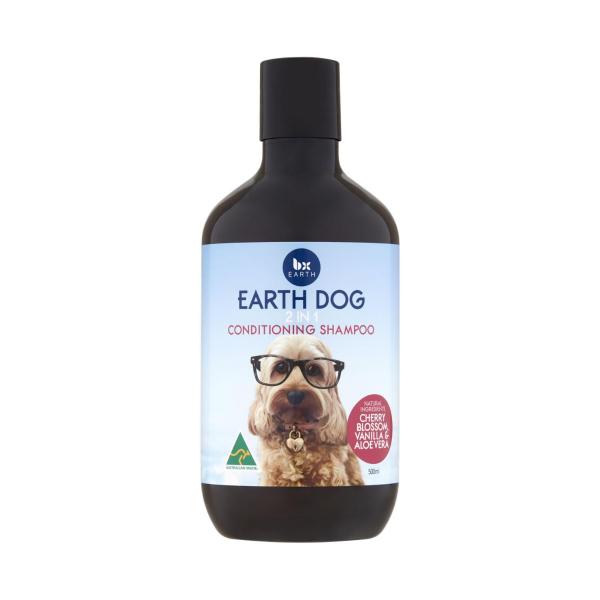 Earth Dog 2 In 1 Cherry Blossom Vanilla & Aloe Vera All Natural Conditioning Shampoo