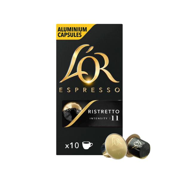 Espresso Ristretto Intensity 11 Coffee Capsules Nespresso* Compatible 52g