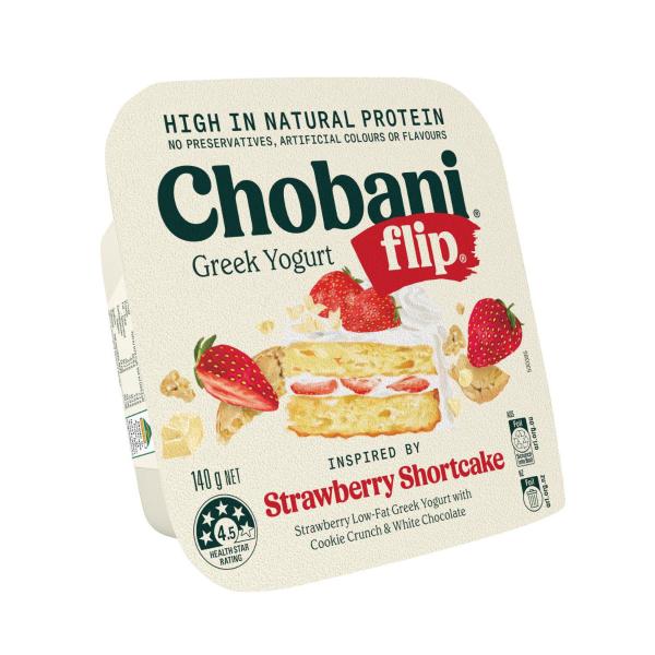 Flip Strawberry Shortcake Yoghurt