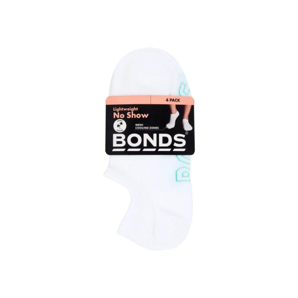 Womens Logo Light No Show Size 8 - 11