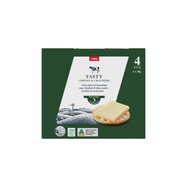 Tasty Cheese & Crackers 4 Pack