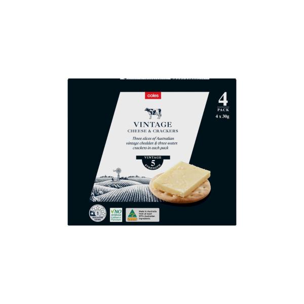 Vintage Cheese & Crackers 4 Pack