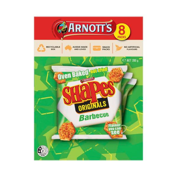 Shapes Barbecue Lunchbox Multipack 8 Pack