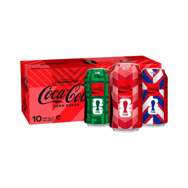 Zero Sugar Coke 10x375ml