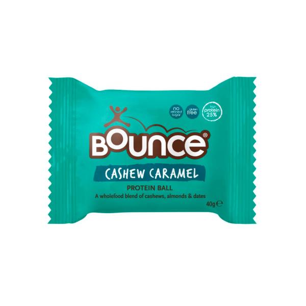 Gluten Free Cashew Caramel Protein Energy Ball