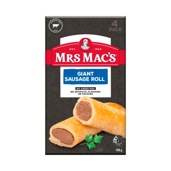 Giant Sausage Rolls 4 Pack