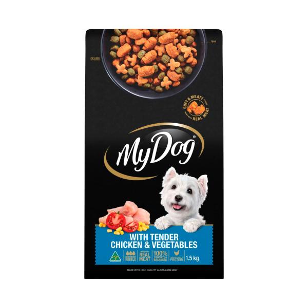 Adult Dry Dog Food Tender Chicken & Vegetables
