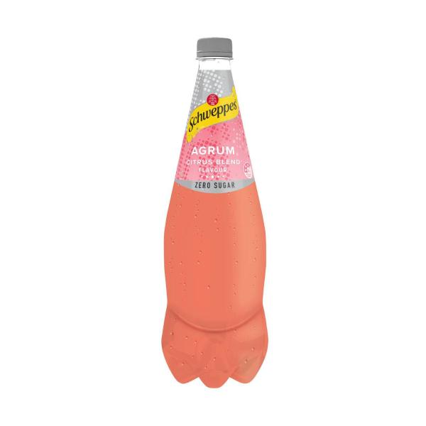 Zero Sugar Agrum Citrus Blend Soft Drink Bottle