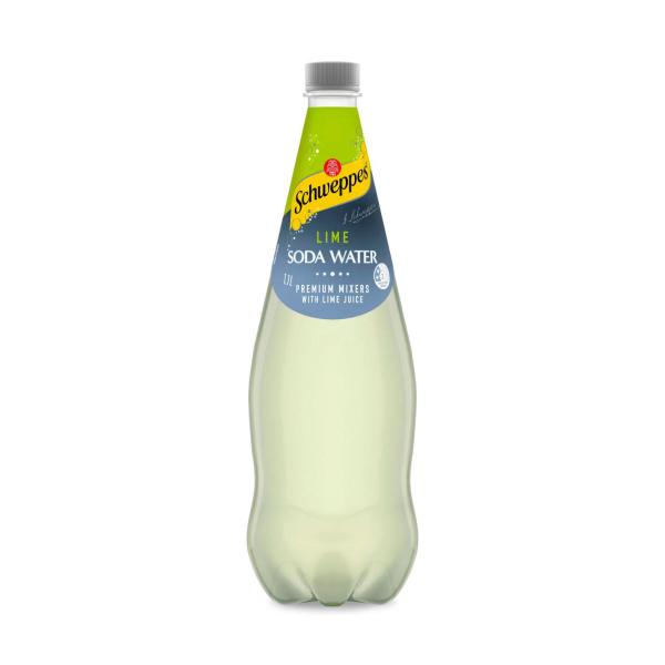Lime Soda Water With Lime Juice Bottle