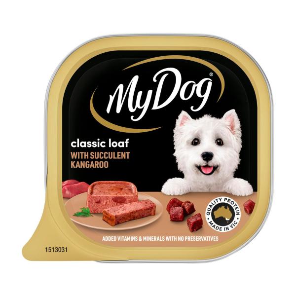 Adult Wet Dog Food Classic Loaf With Succulent Kangaroo Tray