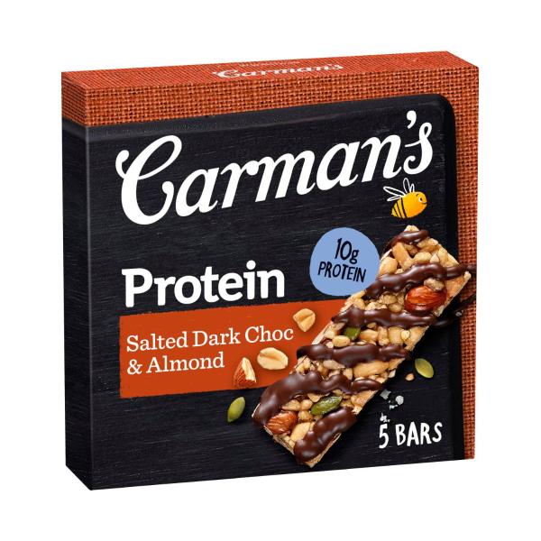 Protein Bars Salted Dark Choc & Almond 5 Pack
